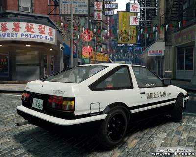 Toyota Trueno AE86, Initial D